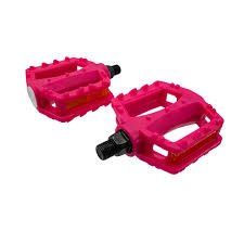 PEDAL MIRIM PLATAF. 1/2 ROSA NYLON