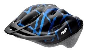CAPACETE PODIUM PRETO/AZUL 381