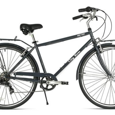 BICICLETA 700 CITY KOM 7V CINZA