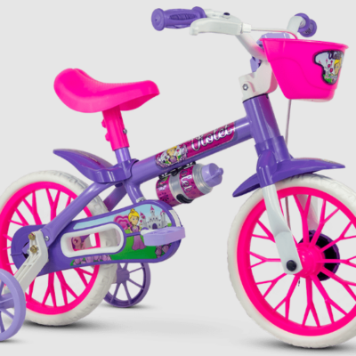 BICICLETA 12 NATHOR FLOWERS VIOLETA