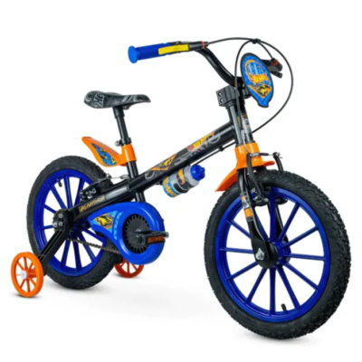 BICICLETA 16 NATHOR HOT WHEELS