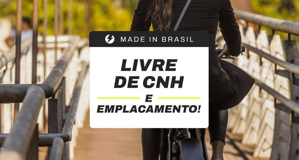 BICICLETA 20 STREET GO S12 750W AMARELA - Imagem 7
