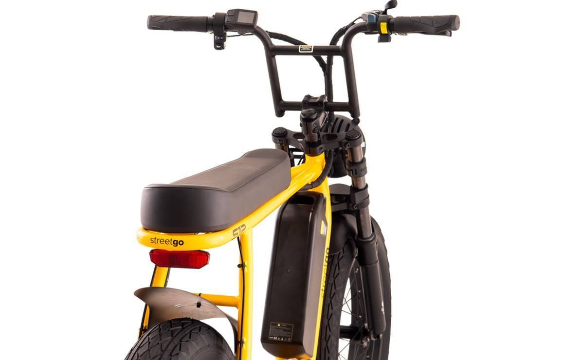 BICICLETA 20 STREET GO S12 750W AMARELA - Imagem 2