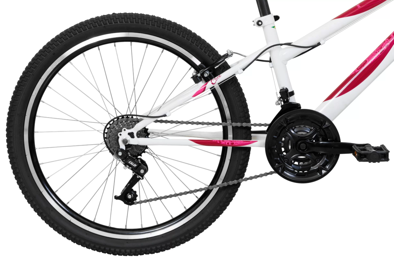 BICICLETA 24 CALOI CECI BRANCA 21M - Imagem 4
